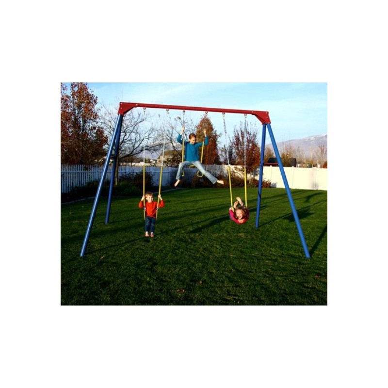 Lifetime heavy duty a frame sales swing set