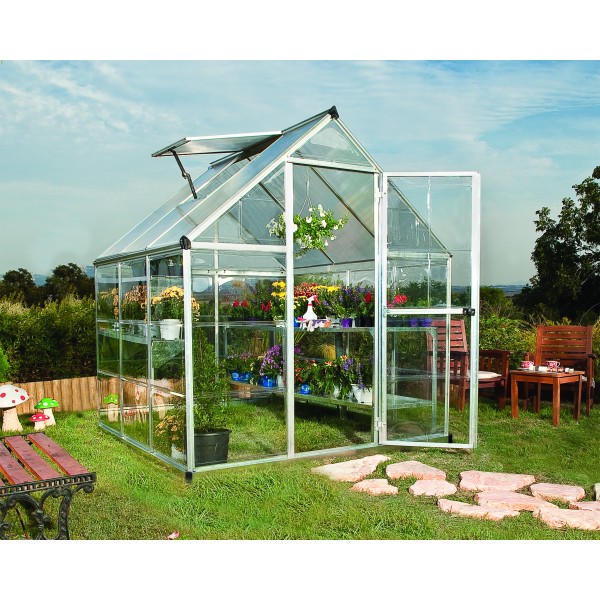 Palram Hybrid 6x6 Greenhouse Kit - Silver (HG5506)