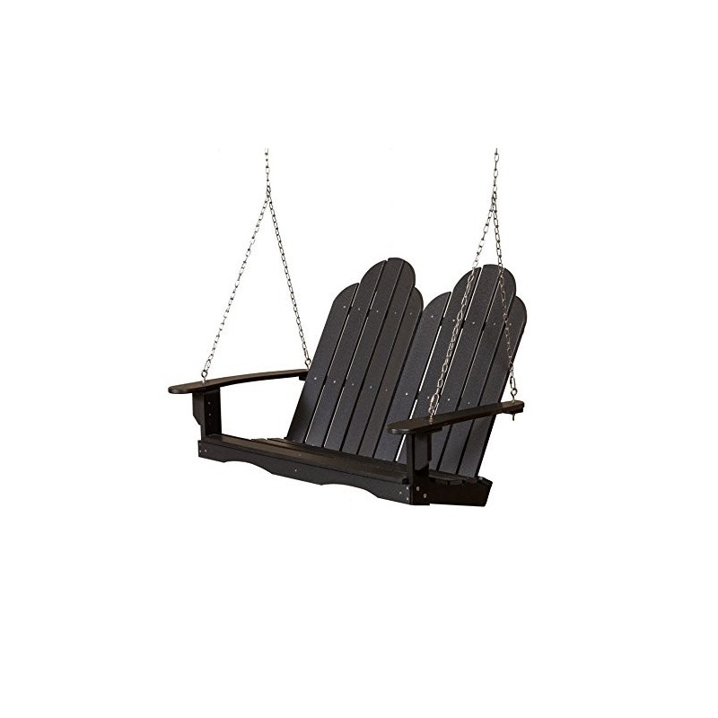 Leisure season wooden swing seater with canopy wswc102 hot sale