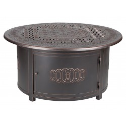 Fire Sense Dynasty Round Cast Aluminum LPG Fire Pit (62262)