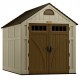 suncast 7x10 brookland storage shed w/ floor bms8020