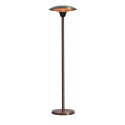 Fire Sense Frisco Brushed Copper Halogen Patio Heater (62220)