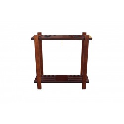 Carmelli Antique Walnut Floor Cue Rack (NG2567W)