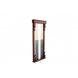 Carmelli Mahogany Vintage Wall Billiard Cue Rack (NG2571M)