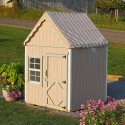 Little Cottage Company Sweetbriar 4x4 Playhouse Kit with Floor (4x4SBWPNK)