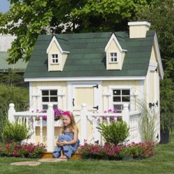 Little Cottage Company Cape Cod 4x6 Playhouse Kit (4XGCCPWPNK)