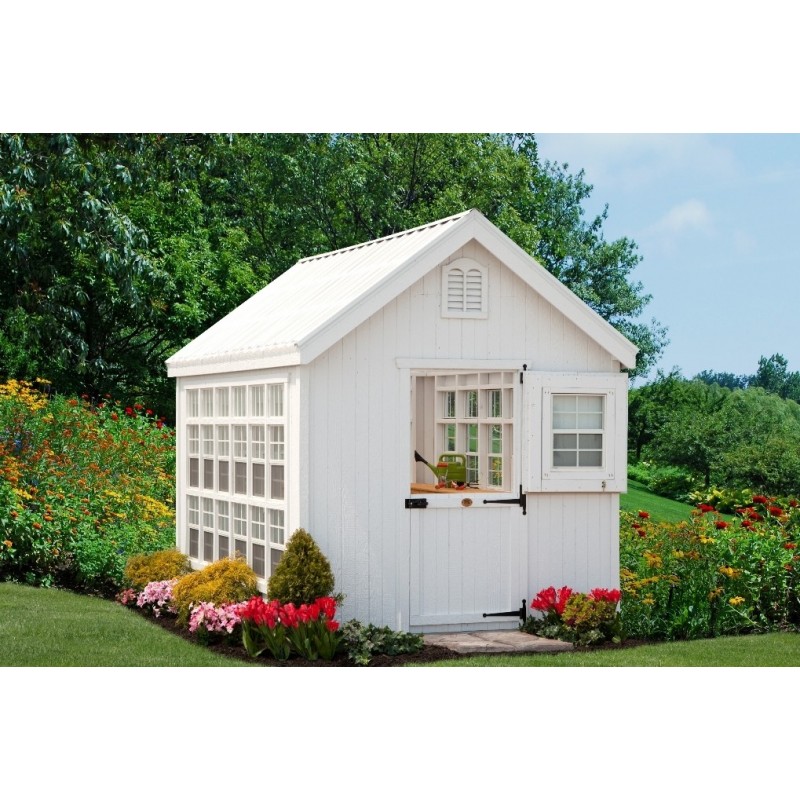 Little Cottage Company Colonial Gable Greenhouse Panelized Kit