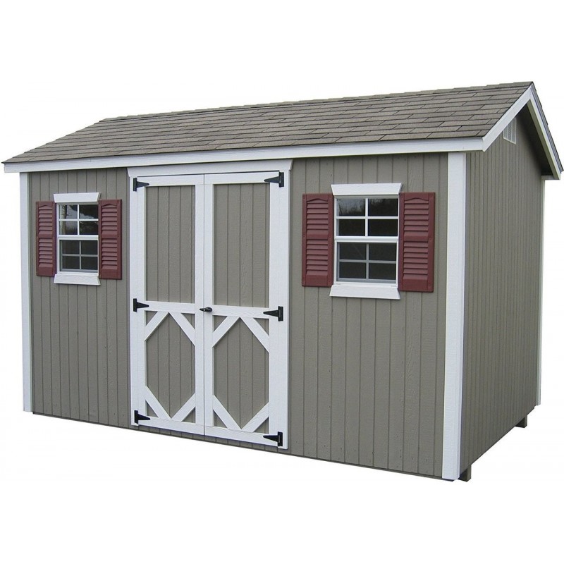 Little Cottage Co Classic Workshop 8x8 Wood Shed Kit 8x8 Cwws Wpnk 5614