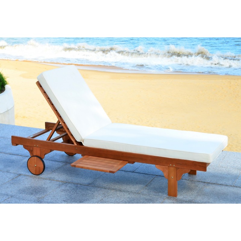 Newport chaise lounge best sale chair with side table