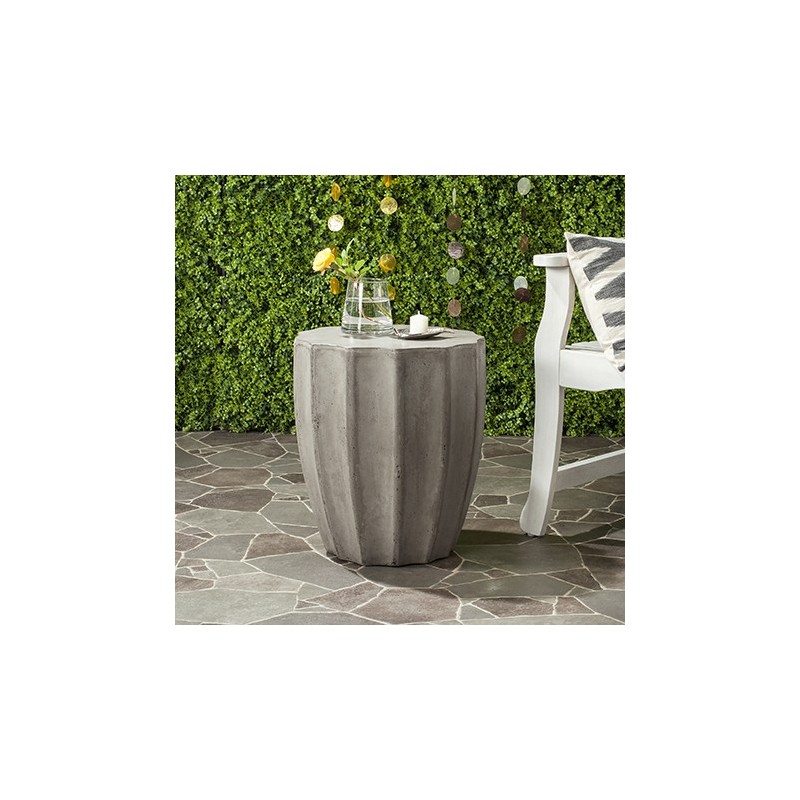 Safavieh jaslyn concrete online accent table