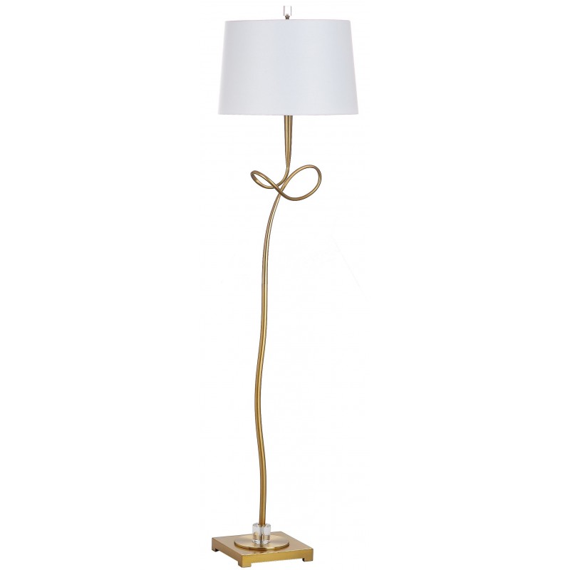 Safavieh Liana 66.5-inch H Floor Lamp Gold/Off-white (FLL4000A)