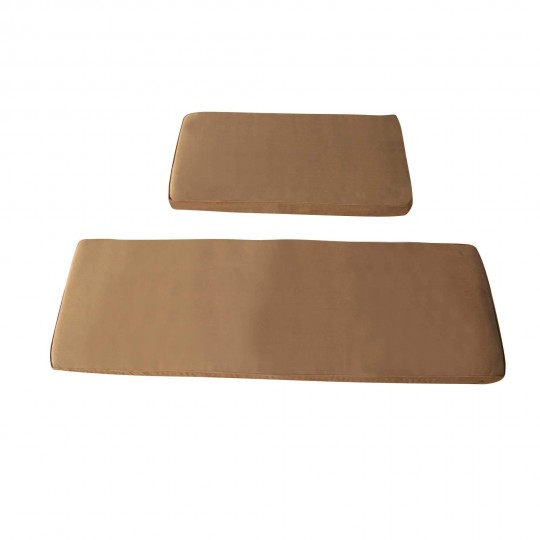 Blue Wave Seat Cushion for 2-Person Sauna - Brown