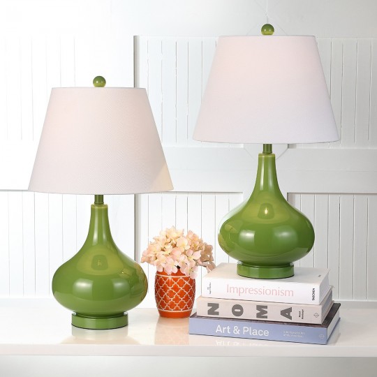 Mae Long Neck Ceramic Table Lamp (set Of 2) - Safavieh : Target