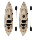 Lifetime 2-PACK Tamarack Angler 10 ft Fishing Kayaks w/ Paddles - Tan (90806 )