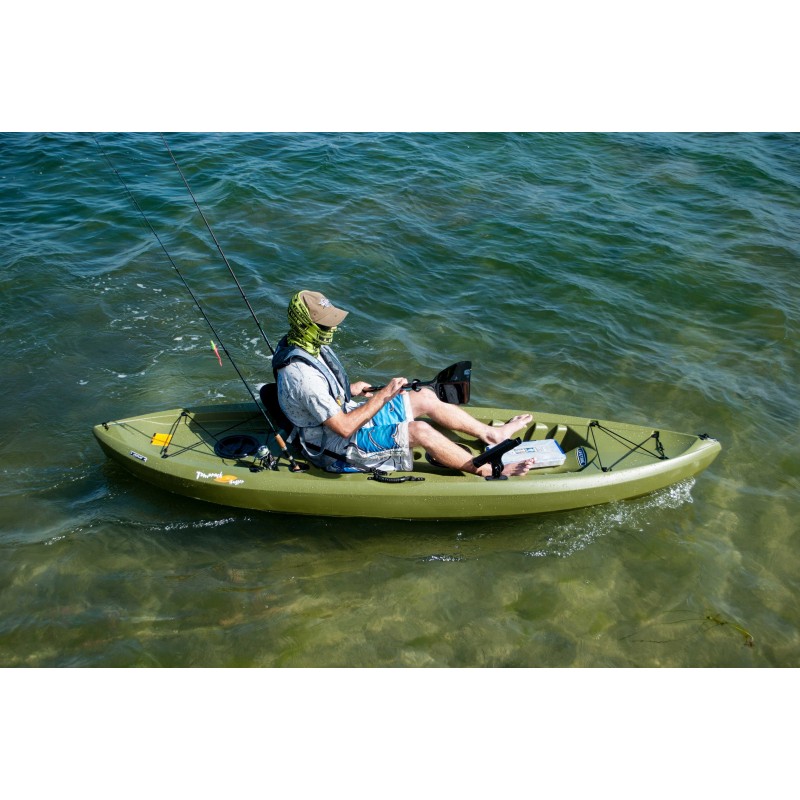 Lifetime Tamarack Angler 10 ft Fishing Kayak w/ Paddle - Olive Green (90818)