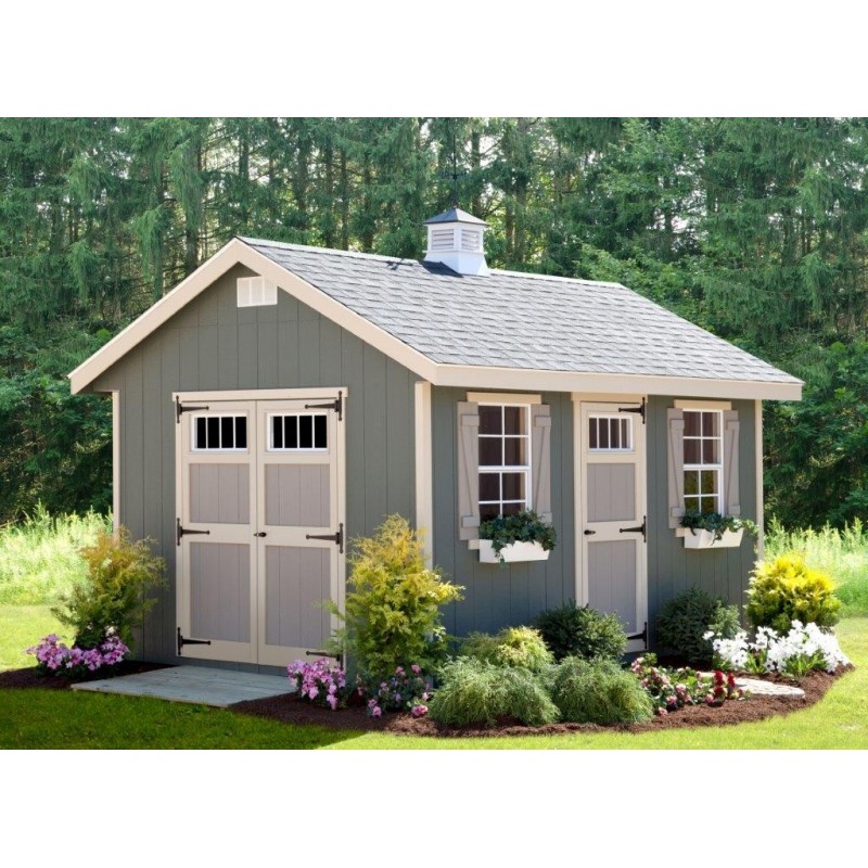 EZ-Fit Riverside 8x12 Wood Shed Kit (ez_riverside812)