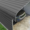 VersaTube 3-Sided 12x20x7 Classic Steel Carport Kit (C3E012200070-2)