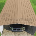 VersaTube 3-Sided 12x20x7 Classic Steel Carport Kit (C3E012200070-2)