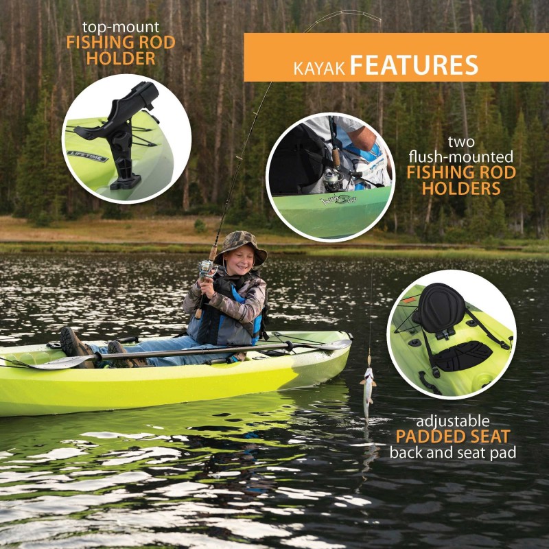 Lifetime 2-Pack Angler Tamarack 10 ft Fishing Kayaks (90921)