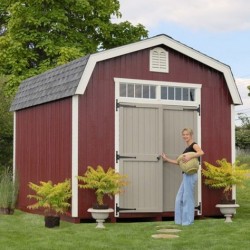 Little Cottage Company Colonial Woodbury 10' x 14' Storage Shed Kit (10x14 WBCGS-WPNK)