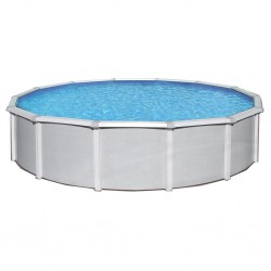 Blue Wave Samoan 30’ Round 52” Deep Steel Pool Kit with 8" Toprail (NB1646)