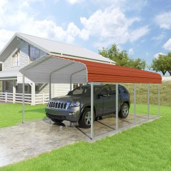 VersaTube 12x29x7 Classic Steel Carport Kit (CM012290070)