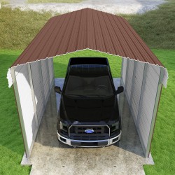 VersaTube 2-Sided 12x20x10 Classic Steel Carport Kit (CM012200100-NS0009)