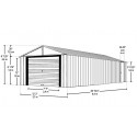 Arrow Murryhill 12x31 Garage Steel Storage Shed Kit (BGR1231FG)