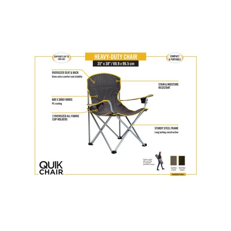 Rio Gear Compact Traveler Folding Chair - Large