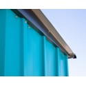 ShelterLogic 4x3 Spacemaker Patio Steel Shed Kit - Teal and Anthracite (CY43T21)