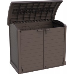 Duramax StoreAway Arc Lid 1200L Horizontal Shed - Brown (86632)