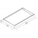 Palram - Canopia Sophia 1600 5x3 Awning Kit - Gray/Clear (HG9545)