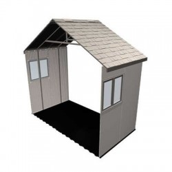 Lifetime 11x5 ft Outdoor Storage Building Expansion Kit - 2 Windows (6426)