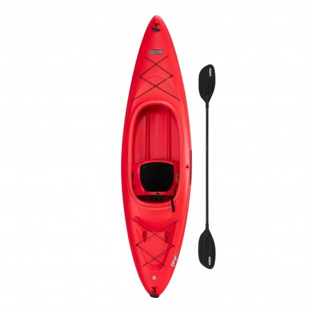 Lifetime Charger 100 Sit-In 10 ft Kayak w/ Paddle - Red (90963)