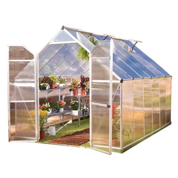 Palram 8x12 Essence Greenhouse Kit - Silver (HG5812)