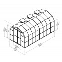 Rion 8x16  Grand Gardener 2 Greenhouse Kit - Clear (HG7216C)