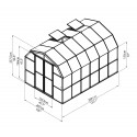 Rion 8x12  Grand Gardener 2  Greenhouse Kit - Twin Wall (HG7212)