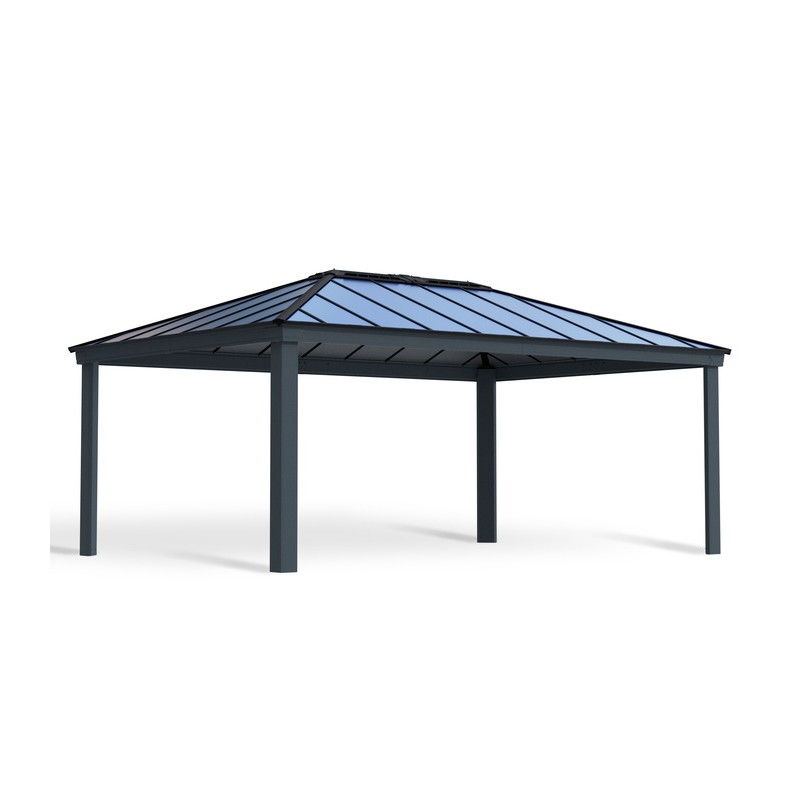 Palram Canopia Dallas 14x20 Gazebo Gray HG9157