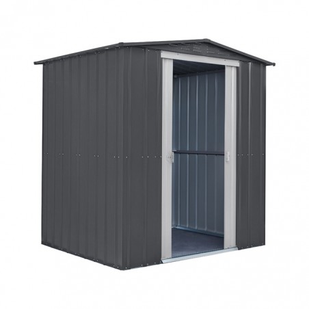 Globel 6x5 Metal Storage Shed with Double Sliding Doors (G65DF2S)