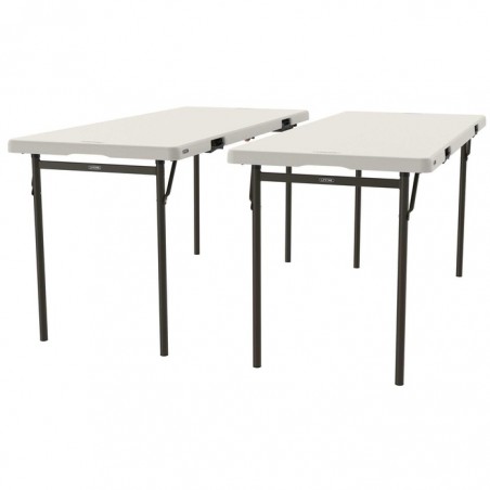 Lifetime Commercial 6-Foot Fold-In-Half Table - 2 Pk (80935)