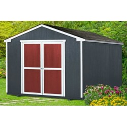 Handy Home Cumberland 10x16 Wood Shed Kit w/ Floor (18286-0) - kitsuperstore