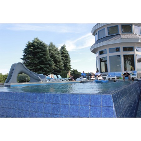 Global Splash Pool Slide - Gray (GPPSSP-GREY-R)