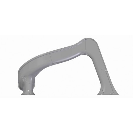 Global Side Winder Pool Slide - Gray (GPPSSW-GREY-L)