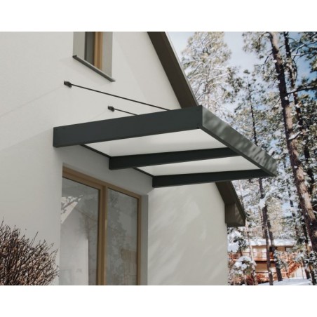 Palram - Canopia Sophia 6x5 Awning Kit - Gray/Mist (HG9532)