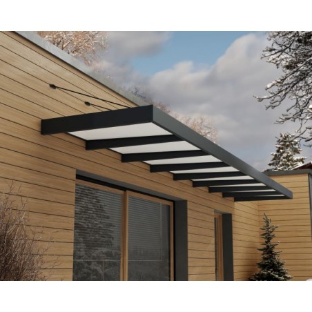 Palram - Canopia Sophia XL 8000 25x5 Awning Kit - Gray/Mist (HG9538)