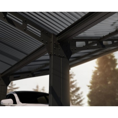 Palram - Canopia Sydney Wave Double Carport Wing Style (HG9091)