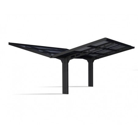 Palram - Canopia Sydney Wave Double Carport Wing Style (HG9091)