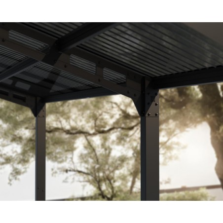 Palram - Canopia Sydney Wave Double Carport Apex Style (HG9093)