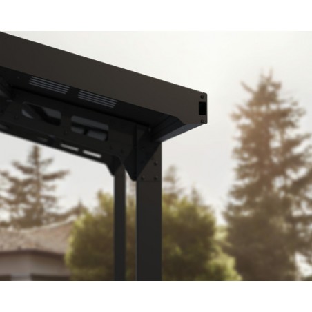 Palram - Canopia Sydney Wave Double Carport Apex Style (HG9093)