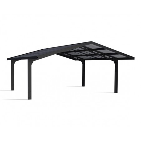 Palram - Canopia Sydney Wave Double Carport Apex Style (HG9093)